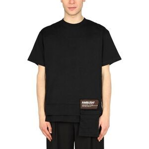 AMBUSH Cut and Sew T-Shirt with Utility Pocket Men BLACK T-Shirts